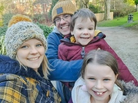 The Pedlar family are regular visitors to Little Bridge House near Barnstaple in North Devon